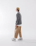ダブルユーブイプロジェクト(WV PROJECT) Suffled sweatshirt Dark Grey JJMT7468