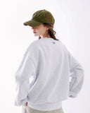 ダブルユーブイプロジェクト(WV PROJECT) Suffled sweatshirt WhiteOatmeal JJMT7468