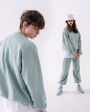 ダブルユーブイプロジェクト(WV PROJECT) Suffled sweatshirt Ash Mint JJMT7468