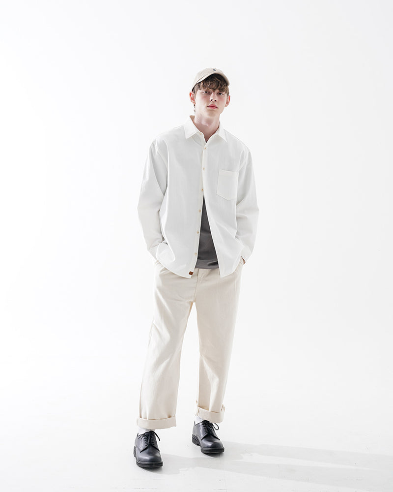 ダブルユーブイプロジェクト(WV PROJECT) Green day shirt Ivory KMLS7472