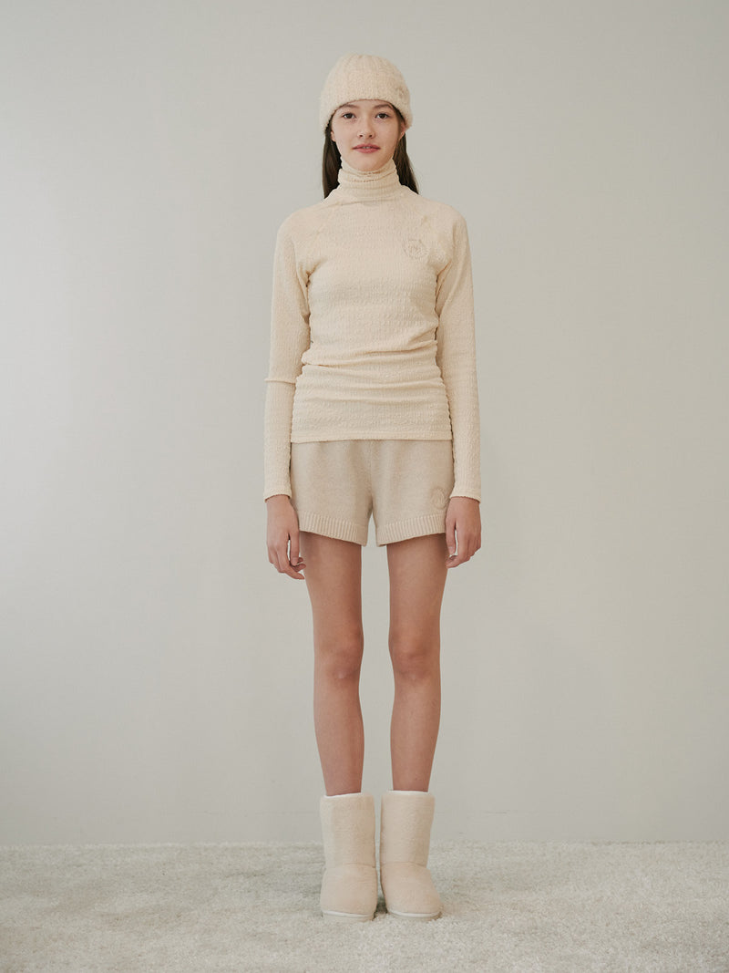 TMO BY 13MONTH（ティーエムオーバイサーティンマンス）KNIT SHORTS (IVORY)