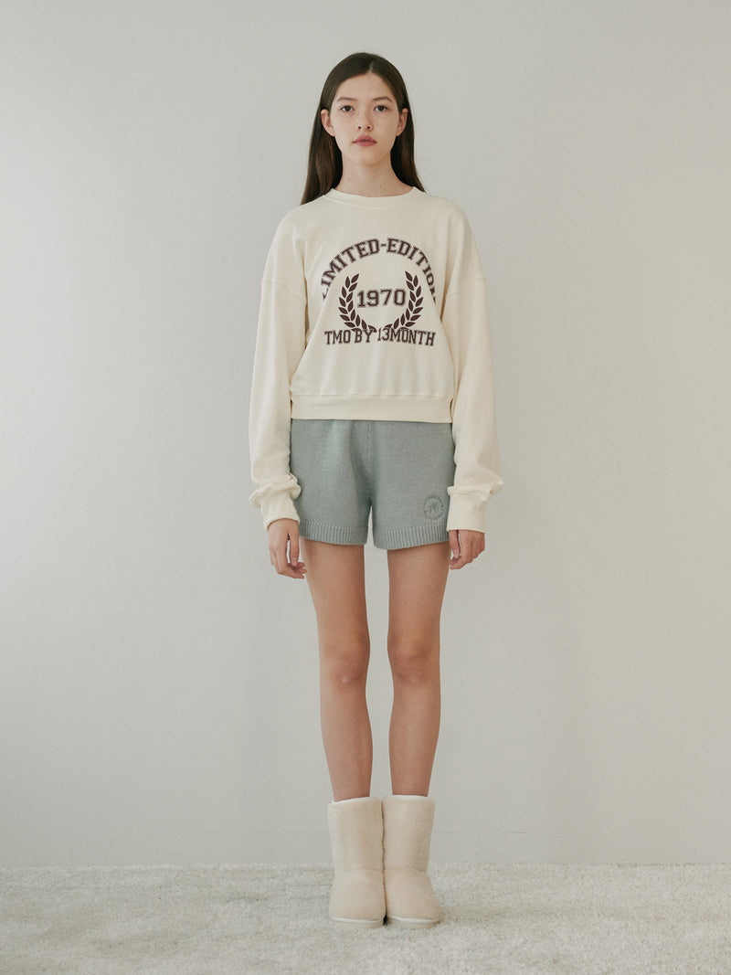 TMO BY 13MONTH（ティーエムオーバイサーティンマンス）KNIT SHORTS (MINT)