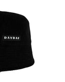 DAYDAF (デイダフ)  DAYDAF BLACK LABEL CORDUROY BUCKET HAT - BLACK