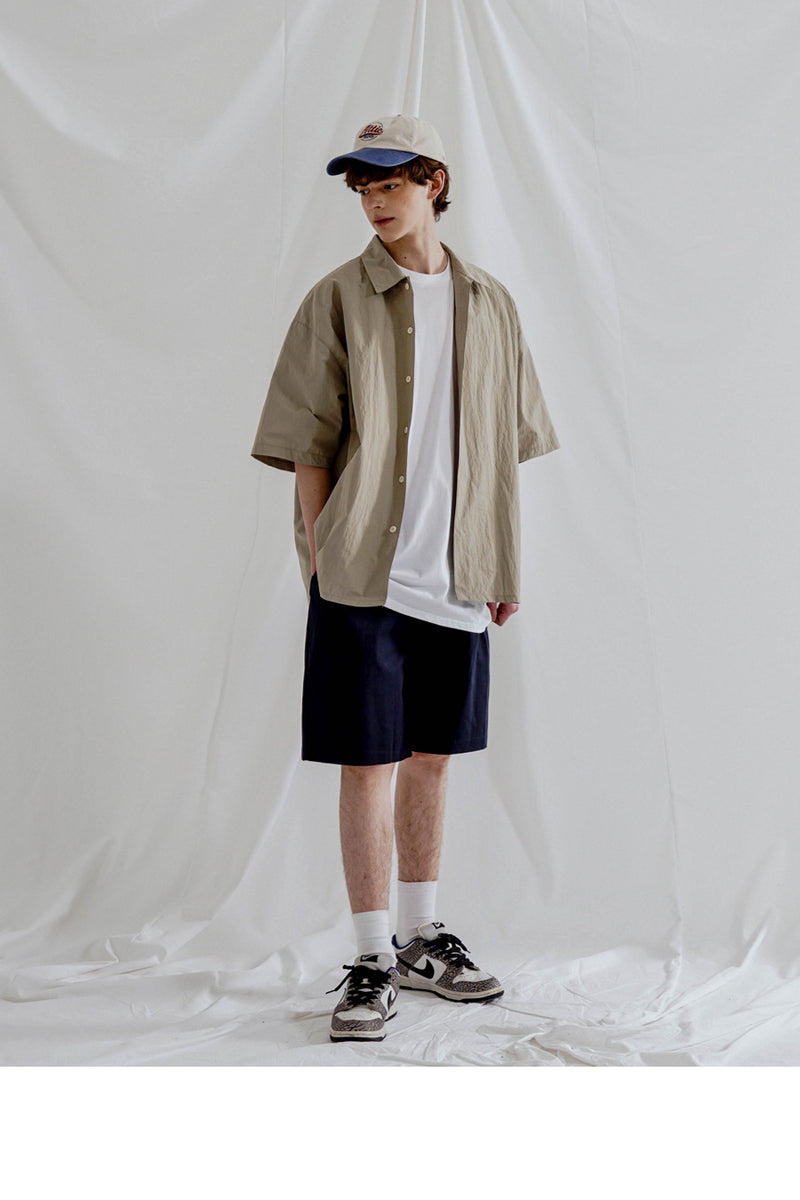 UNDERBASE(アンダーベース) POTENTIAL NYLON SHORT SHIRTS 4COLOR LHSS9117