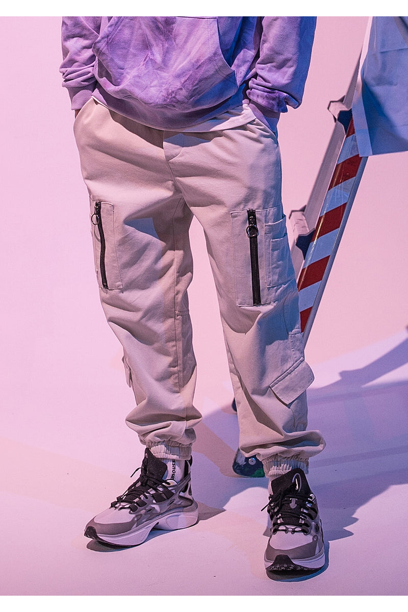 メスノウン(MASSNOUN)MULTI POCKET WASHED JOGGER PANTS MFNCP002-GY