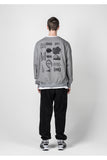 メスノウン(MASSNOUN) CAMPAIGN OVERSIZED SWEATSHIRT MFNCR003-DG