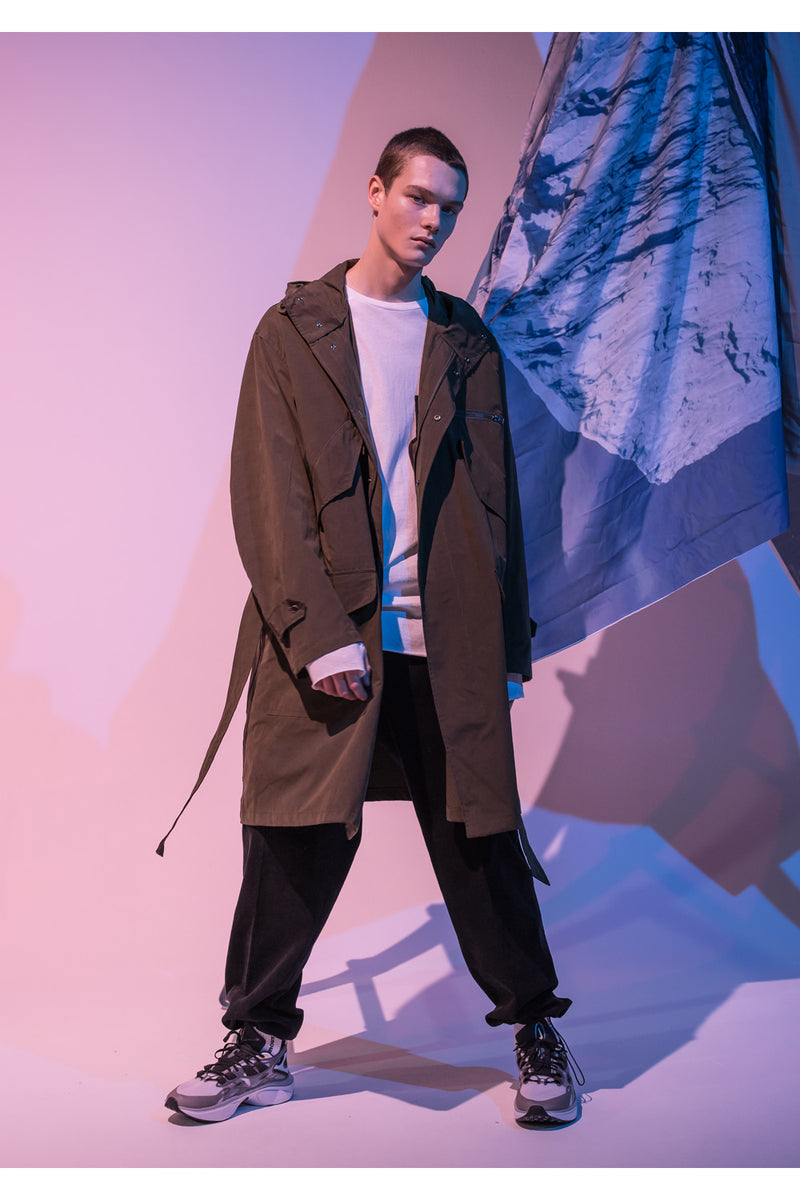 メスノウン(MASSNOUN) M-51 BELTED FISHTAIL COAT MFNCT001-KK