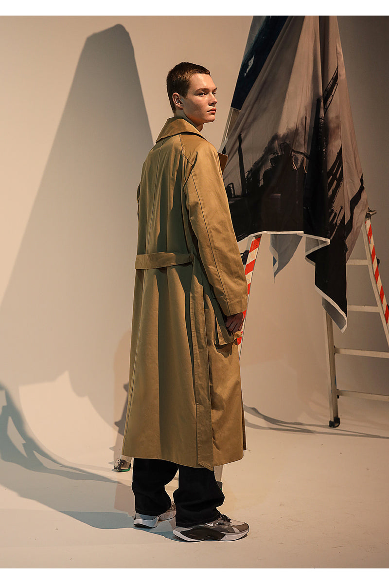 メスノウン(MASSNOUN)  CARGO POCKET OVERSIZED MAXICOAT MFNCT002-BG