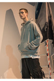 メスノウン(MASSNOUN)  PLASTIC OVERSIZED HOODIE MFNHD001-GY