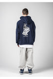 メスノウン(MASSNOUN)  PLASTIC OVERSIZED HOODIE MFNHD001-NV