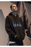 メスノウン(MASSNOUN)  INDUSTRIAL OVERSIZED HOODIE MFNHD002-BK