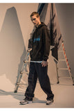 メスノウン(MASSNOUN)  INDUSTRIAL OVERSIZED HOODIE MFNHD002-BK