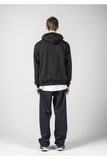 メスノウン(MASSNOUN)  INDUSTRIAL OVERSIZED HOODIE MFNHD002-BK