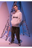 メスノウン(MASSNOUN)  INDUSTRIAL OVERSIZED HOODIE MFNHD002-WT