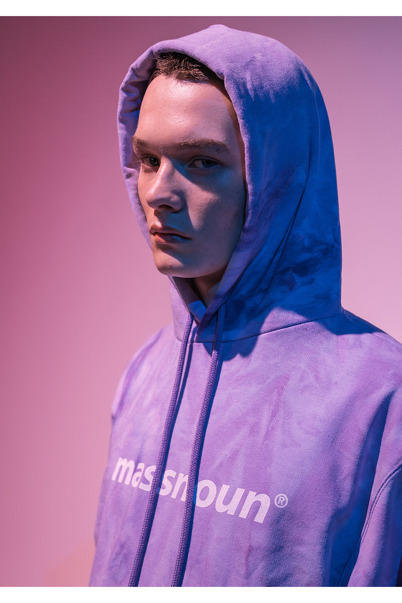 メスノウン(MASSNOUN) SL LOGO TIE-DYE HOODIE MFNHD003-PP