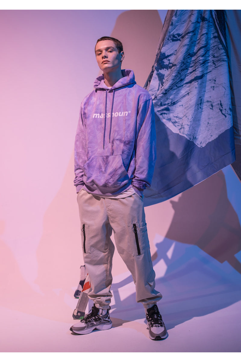 メスノウン(MASSNOUN) SL LOGO TIE-DYE HOODIE MFNHD003-PP