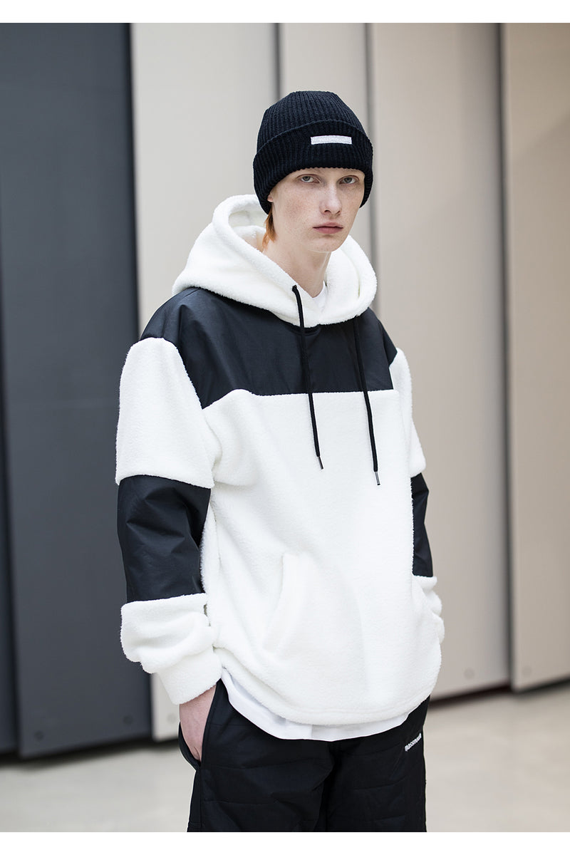 メスノウン(MASSNOUN) SL LOGO SECTION HEAVY FLEECE HOODIE MFNHD004-WT