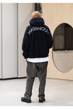 メスノウン(MASSNOUN) OL ARCH LOGO DOUBLE SOFT WOOL HODIE MFNHD005-BK