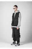 メスノウン(MASSNOUN)INCISION ll STRAP CARGO PANTS MFNTP002-BK