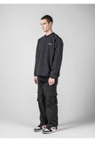 メスノウン(MASSNOUN)INCISION ll STRAP CARGO PANTS MFNTP002-BK