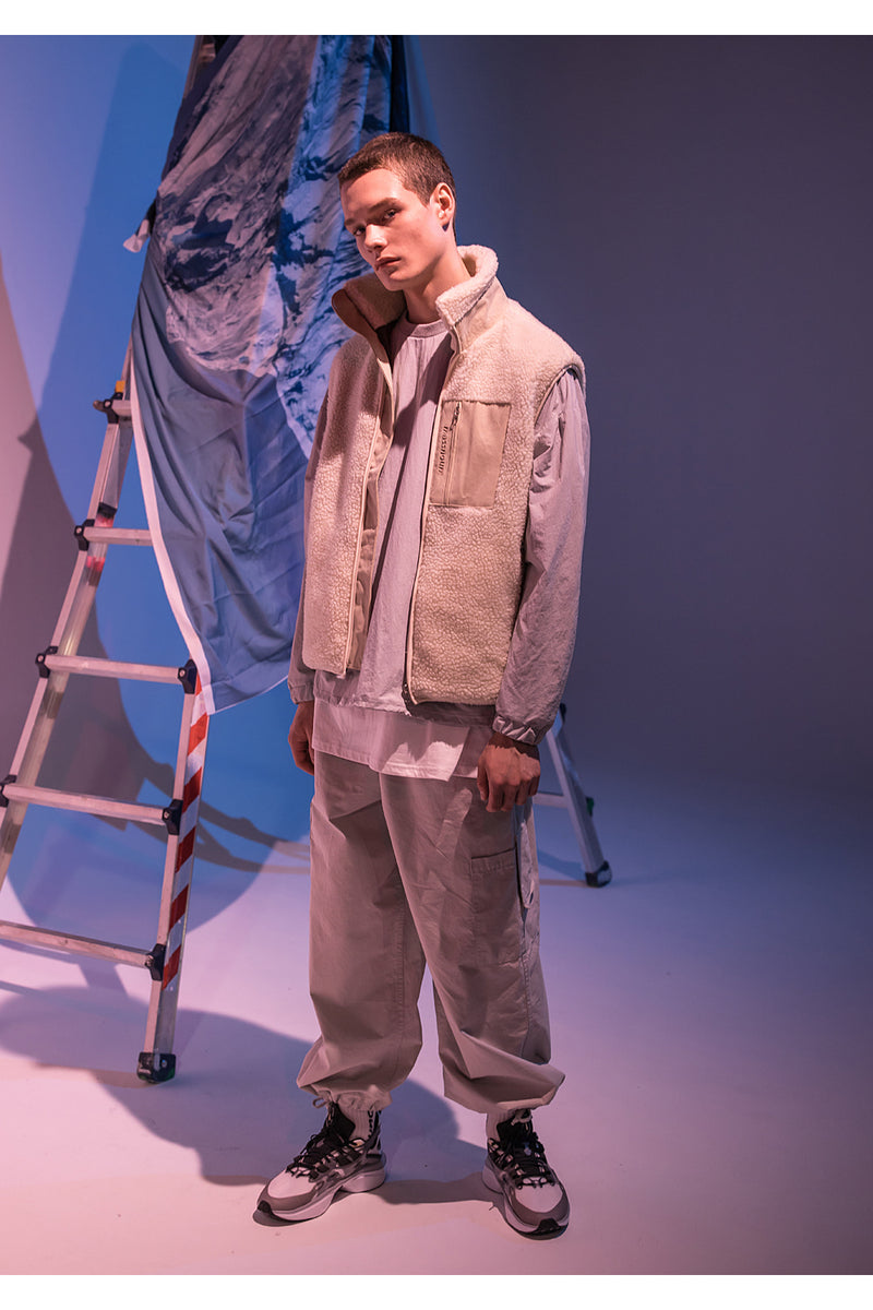 メスノウン(MASSNOUN) SL LOGO DUMBLE BOA VEST MFNVT002-IV