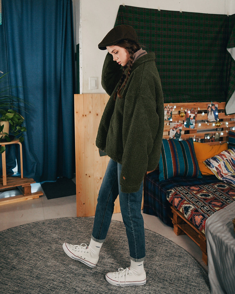 ダブルユーブイプロジェクト(WV PROJECT) MUFFIN WOOL JACKET KHAKI MJJK7341