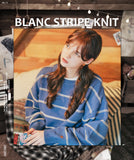 ダブルユーブイプロジェクト(WV PROJECT)BLANC STRIPE KNIT BLUE MJKN7310