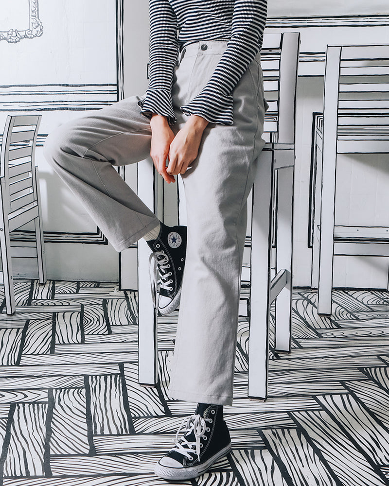 ダブルユーブイプロジェクト(WV PROJECT) MODA WIDE PANTS GRAY MJLP7220