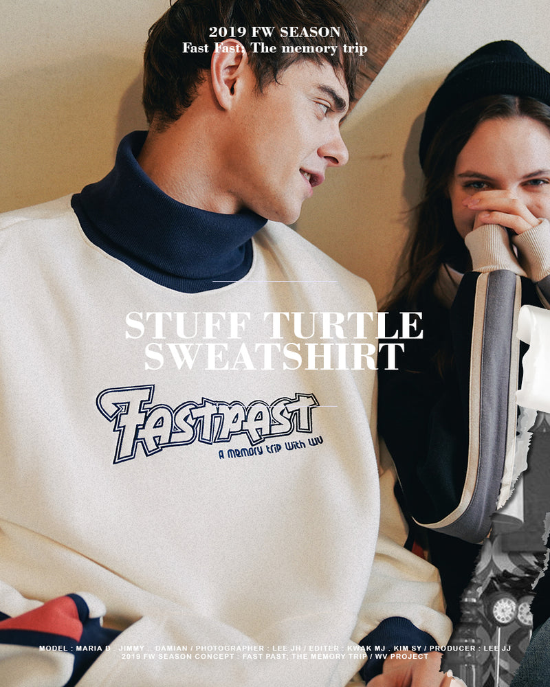 더블유브이 프로젝트(WV PROJECT) Stuff Turtle SweatShirt CREAM MJMT7301