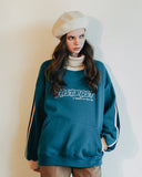 ダブルユーブイプロジェクト(WV PROJECT)  Stuff Turtle SweatShirt BLUE GREEN MJMT7301