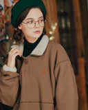 ダブルユーブイプロジェクト(WV PROJECT)RYA FLEECE ANORAK BROWN MJMT7339