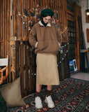 ダブルユーブイプロジェクト(WV PROJECT)RYA FLEECE ANORAK BROWN MJMT7339