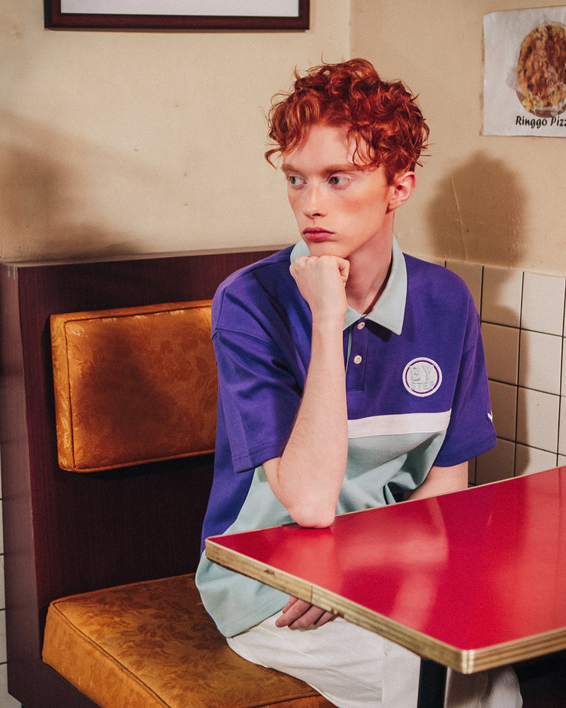 ダブルユーブイプロジェクト(WV PROJECT) STEPS SHORT SLEEVE PURPLE MJST7170