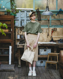 ダブルユーブイプロジェクト(WV PROJECT) Penta Pocket Pigment Short Sleeve T-Shirt Khaki MJST7502