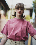 ダブルユーブイプロジェクト(WV PROJECT) Penta Pocket Pigment Short Sleeve T-Shirt OldPink MJST7502