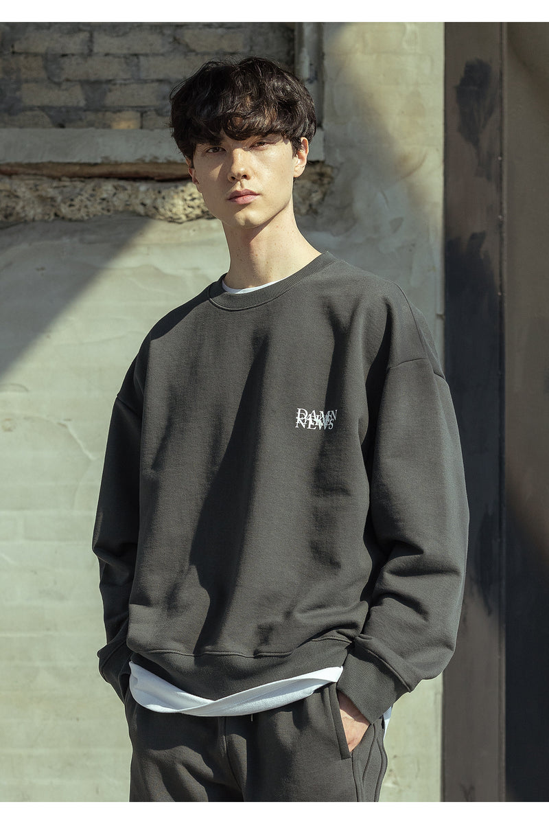 マスノウン(MASSNOUN)  DAMNFAKE OVERSIZED CREWNECK MSOCR006-DG