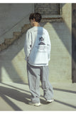 マスノウン(MASSNOUN)  FAKENEWS TURNCOAT CREWNECK MSOLS002-LG