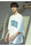 マスノウン(MASSNOUN)  ARCH LOGO OVERSIZED T-SHIRTS MSOTS003-WT