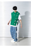 マスノウン(MASSNOUN)  TWISTED OPEN KNIT VEST MSTNT004-GN
