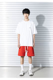 マスノウン(MASSNOUN)  C LOGO WIDE SHORT PANTS MSTSP001-RD