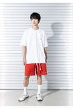 マスノウン(MASSNOUN)  C LOGO WIDE SHORT PANTS MSTSP001-RD