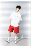 マスノウン(MASSNOUN)  C LOGO WIDE SHORT PANTS MSTSP001-RD