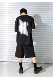 マスノウン(MASSNOUN) TWO TUCK WIDE BERMUDA PANTS MSTSP003-BK