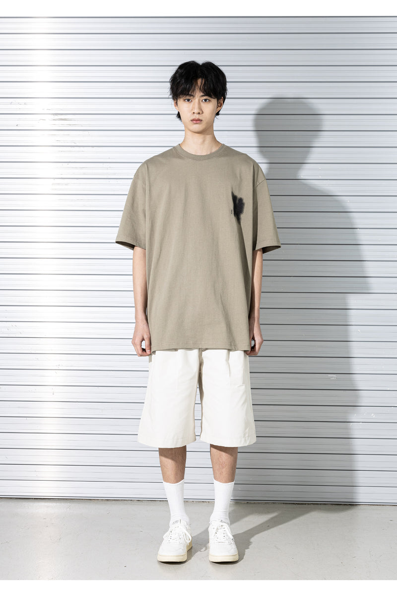 マスノウン(MASSNOUN) TWO TUCK WIDE BERMUDA PANTS MSTSP003-CR