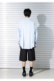 マスノウン(MASSNOUN) SILKY INCISON PLEATS SHIRTS MSTST002-SK