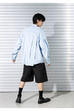 マスノウン(MASSNOUN) SILKY INCISON PLEATS SHIRTS MSTST002-SK