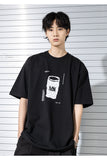 マスノウン(MASSNOUN) TUMBLER OVERSIZED T-SHIRTS MSTTS002-BK