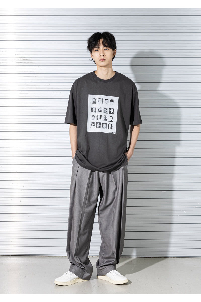 マスノウン(MASSNOUN) MONO GALLERY OVERSIZED T-SHIRTS MSTTS003-DG