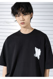 マスノウン(MASSNOUN)  BLACKHOLE OVERSIZED T-SHIRTS MSTTS004-BK