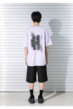 マスノウン(MASSNOUN) BLACKHOLE OVERSIZED T-SHIRTS MSTTS004-PP